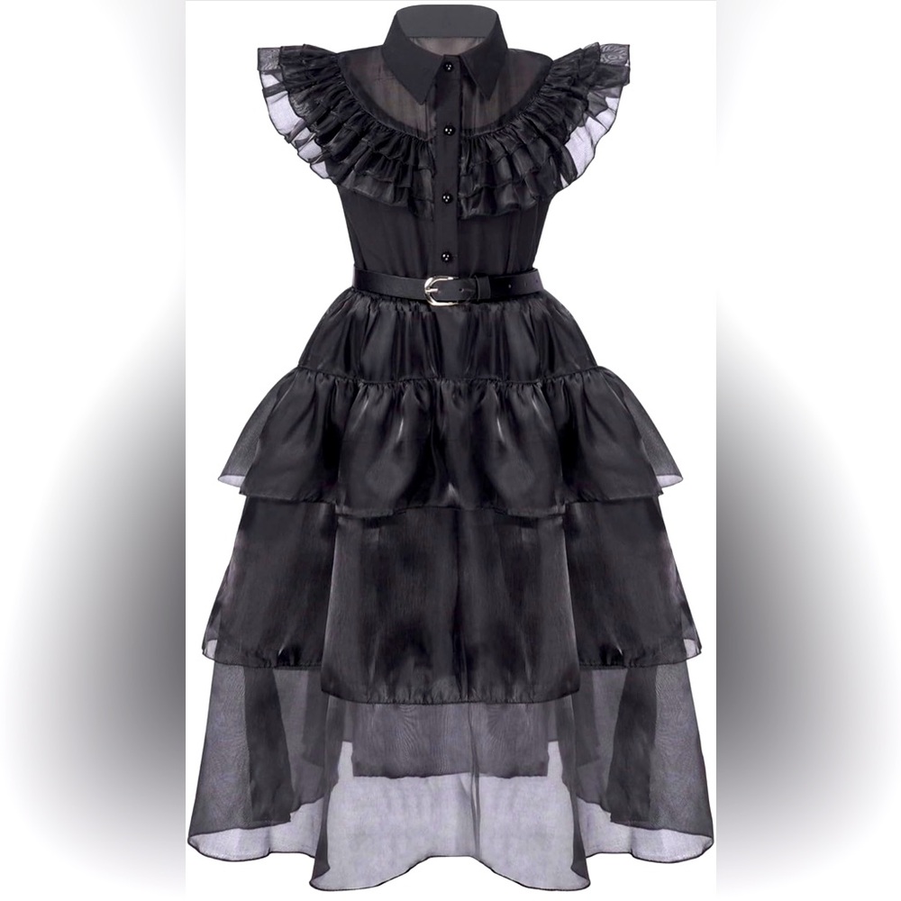 Kids, Wednesday Addams costume dress